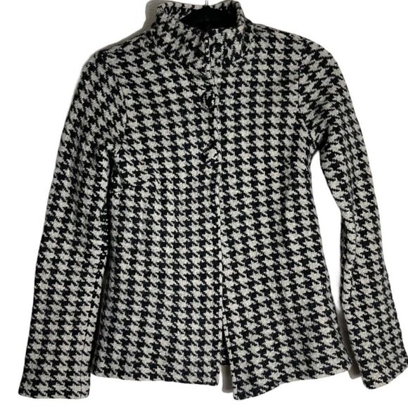 Kenar Houndstooth Coat - Picture 1 of 7